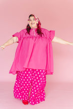 Hot Pink Mini Mushroom Dress