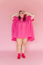 Hot Pink Mini Mushroom Dress