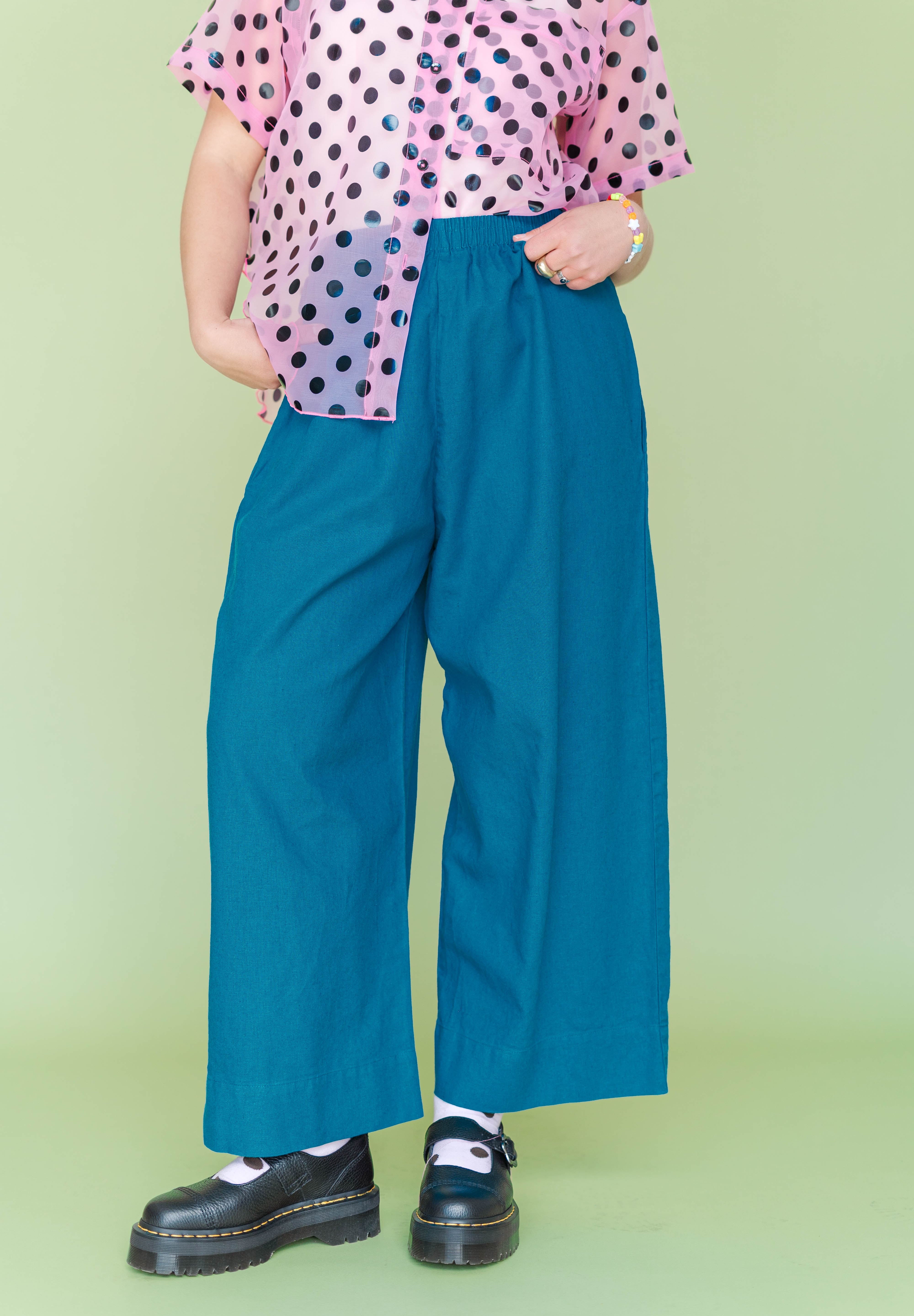 Teal Mid Easy Pant