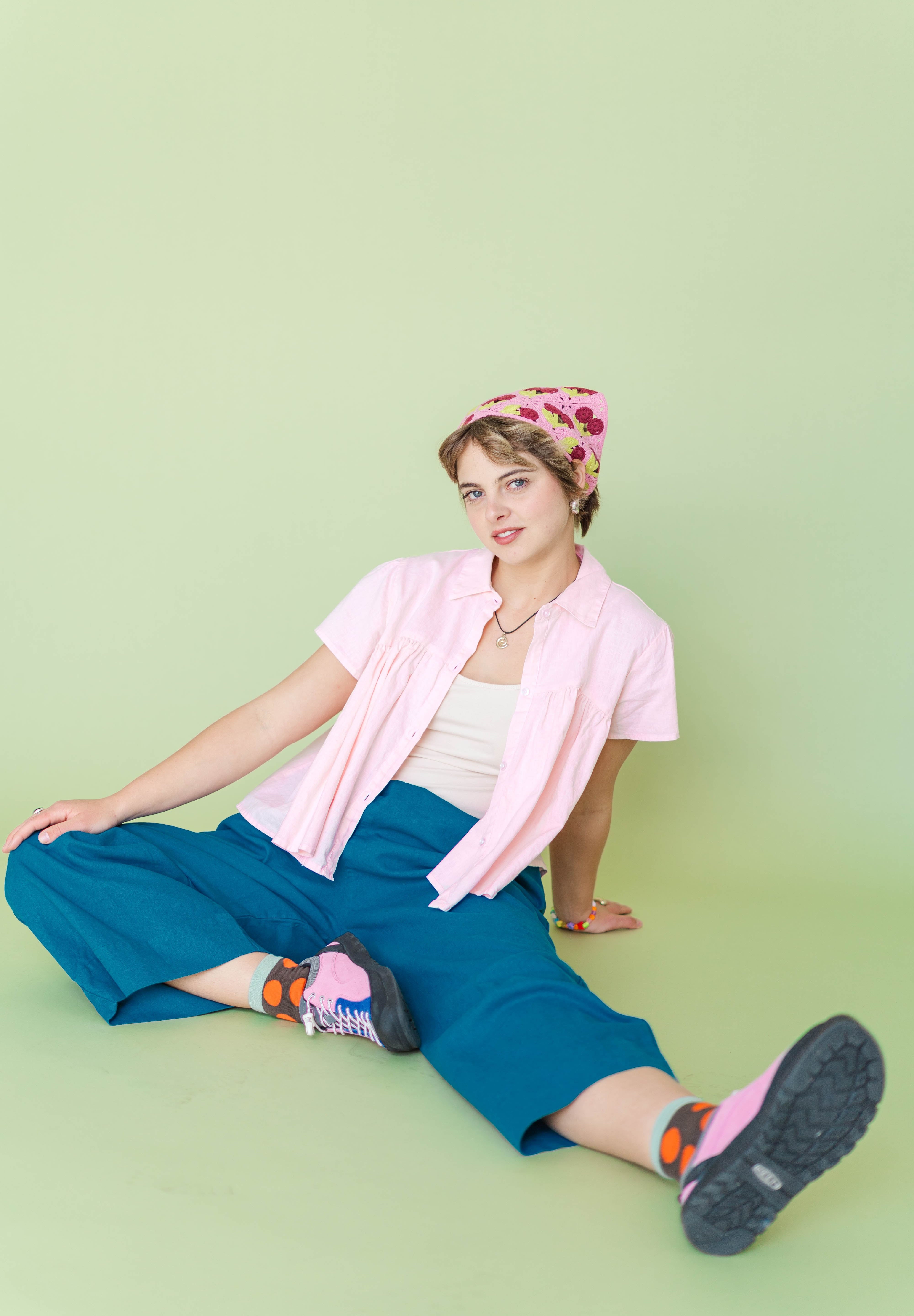 Teal Mid Easy Pant