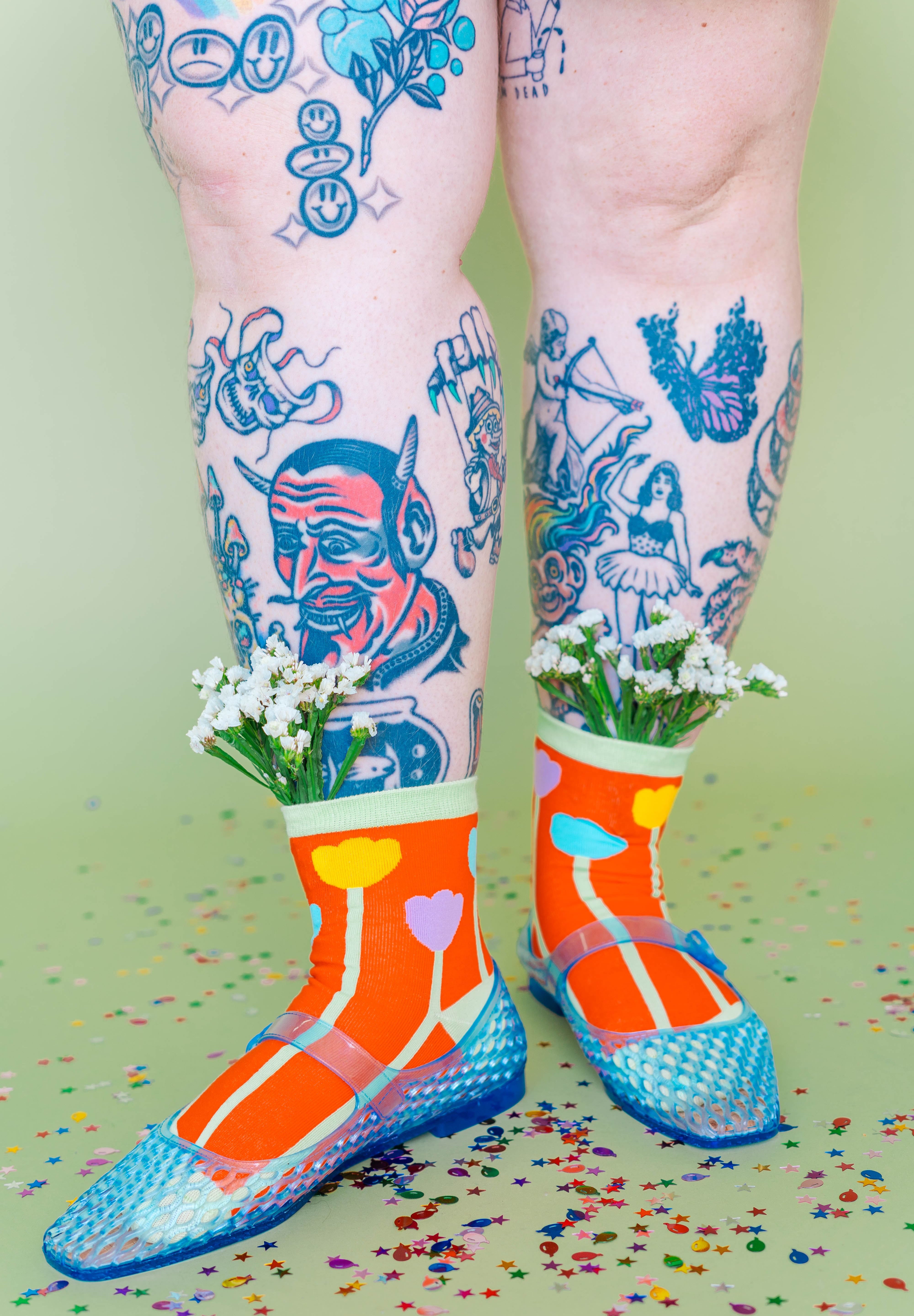 Rorange Tulip Socks