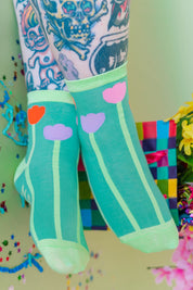 Pink Tulip Socks