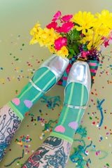 PINK TULIP SOCKS