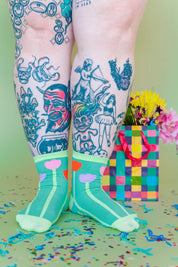 Pink Tulip Socks