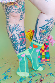 Pink Tulip Socks