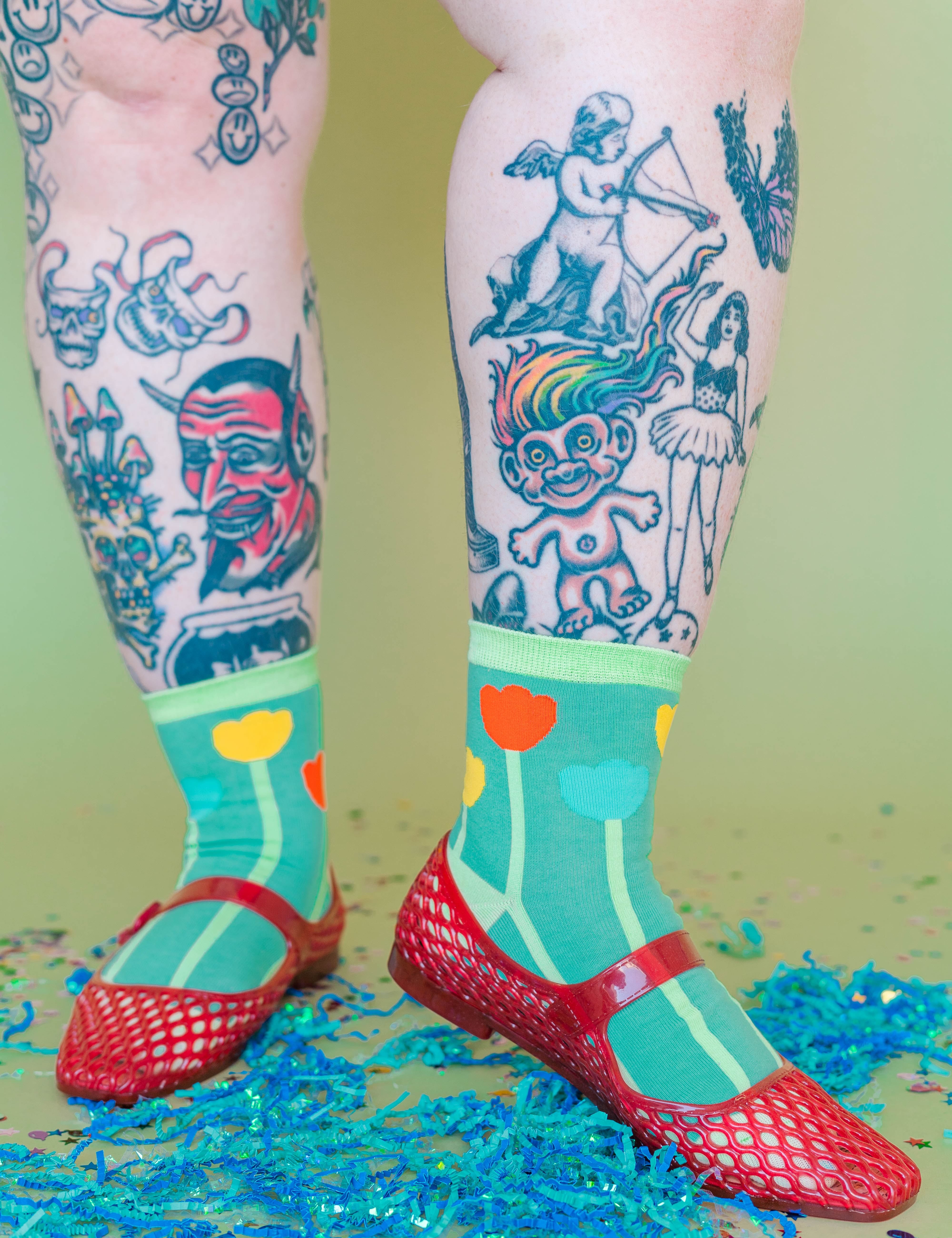 Primary Tulip Socks