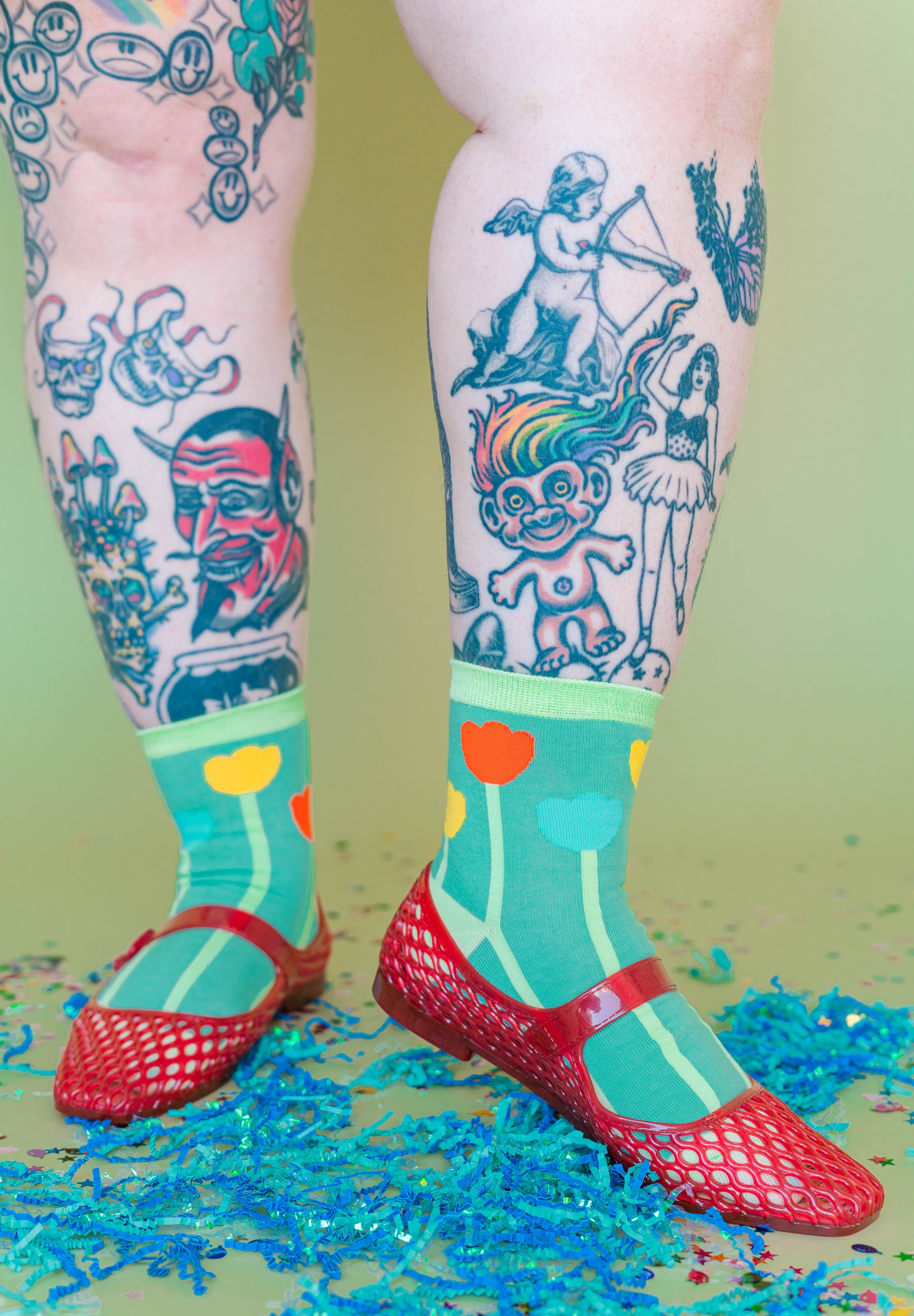 Primary Tulip Socks