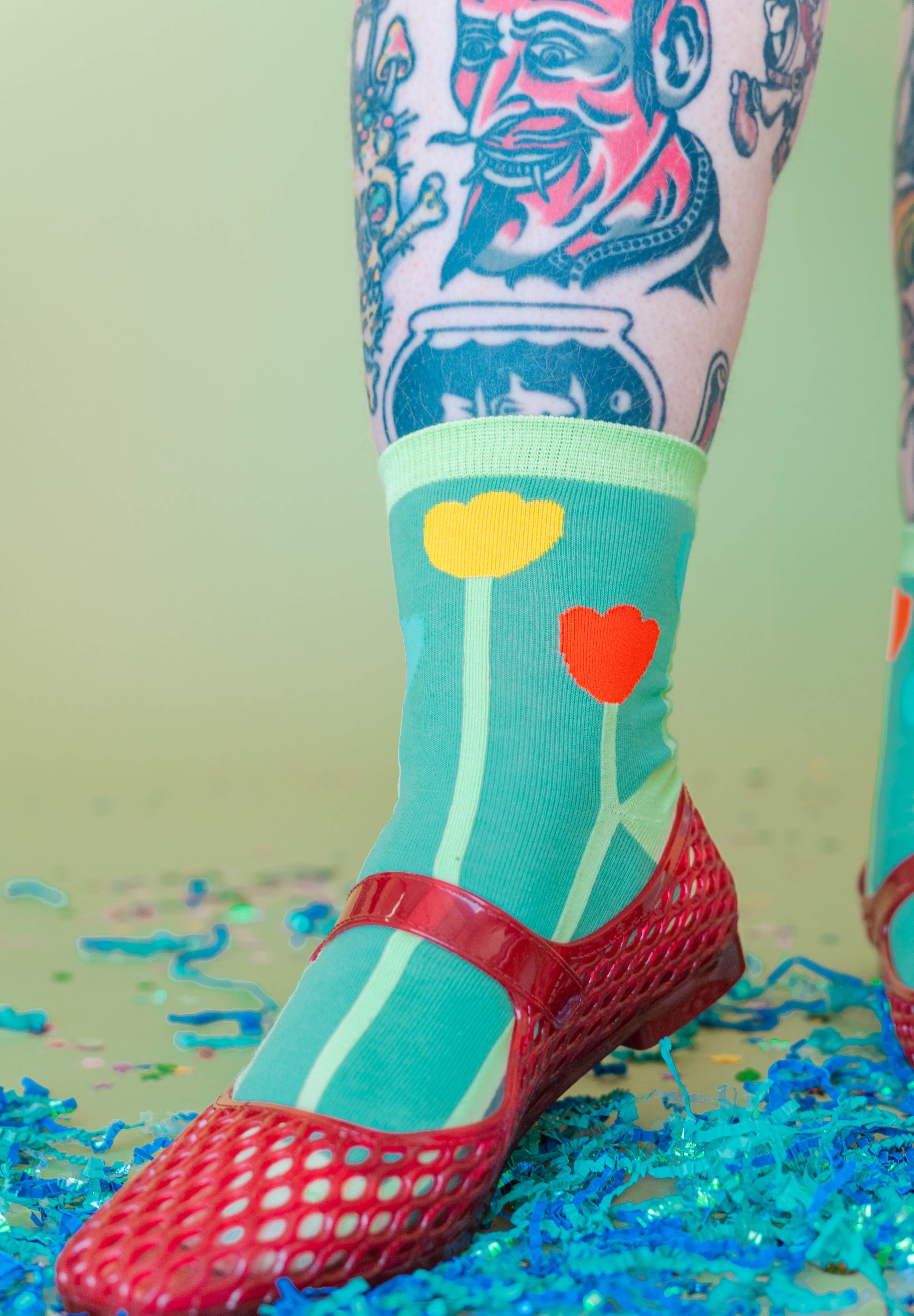 Primary Tulip Socks