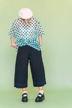 Black Daisy Denim Mid Easy Pant