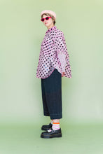 Black Daisy Denim Mid Easy Pant