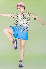 Sheer Daffodil Polka Dot Tulip Top