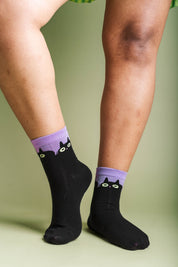 BLACK CAT SOCK