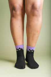 BLACK CAT SOCK