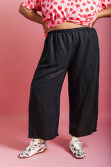 BLACK EVERYWEAR PANTS