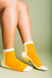 CANDY CORN COLOR BLOCK SOCK