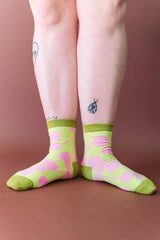 PISTACHIO CHERRY JUMBLE SOCKS