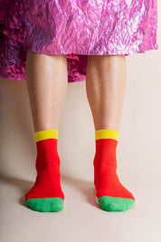 CIRCUS COLOR BLOCK SOCKS