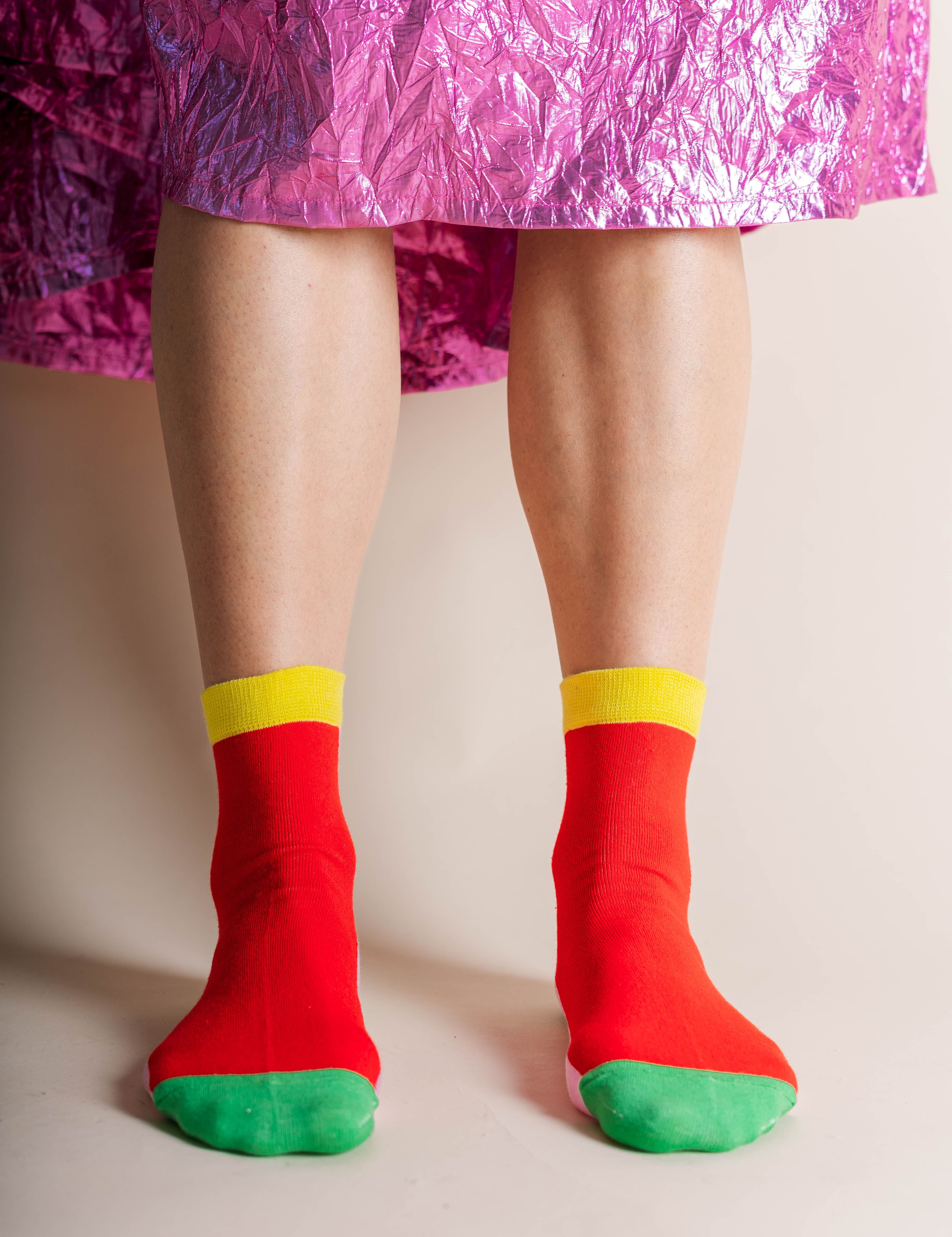 CIRCUS COLOR BLOCK SOCKS