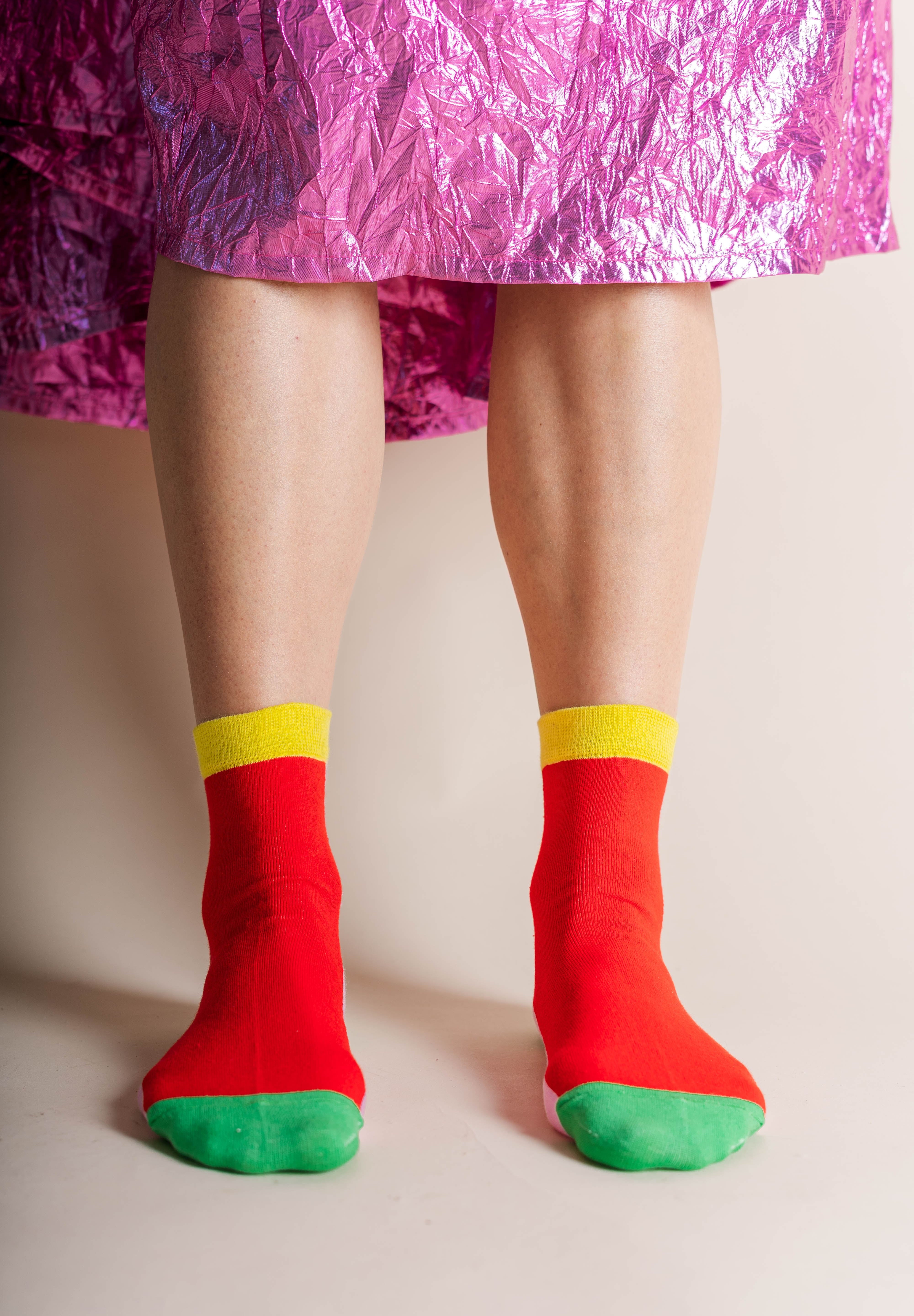 CIRCUS COLOR BLOCK SOCKS