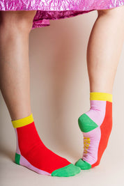 CIRCUS COLOR BLOCK SOCKS