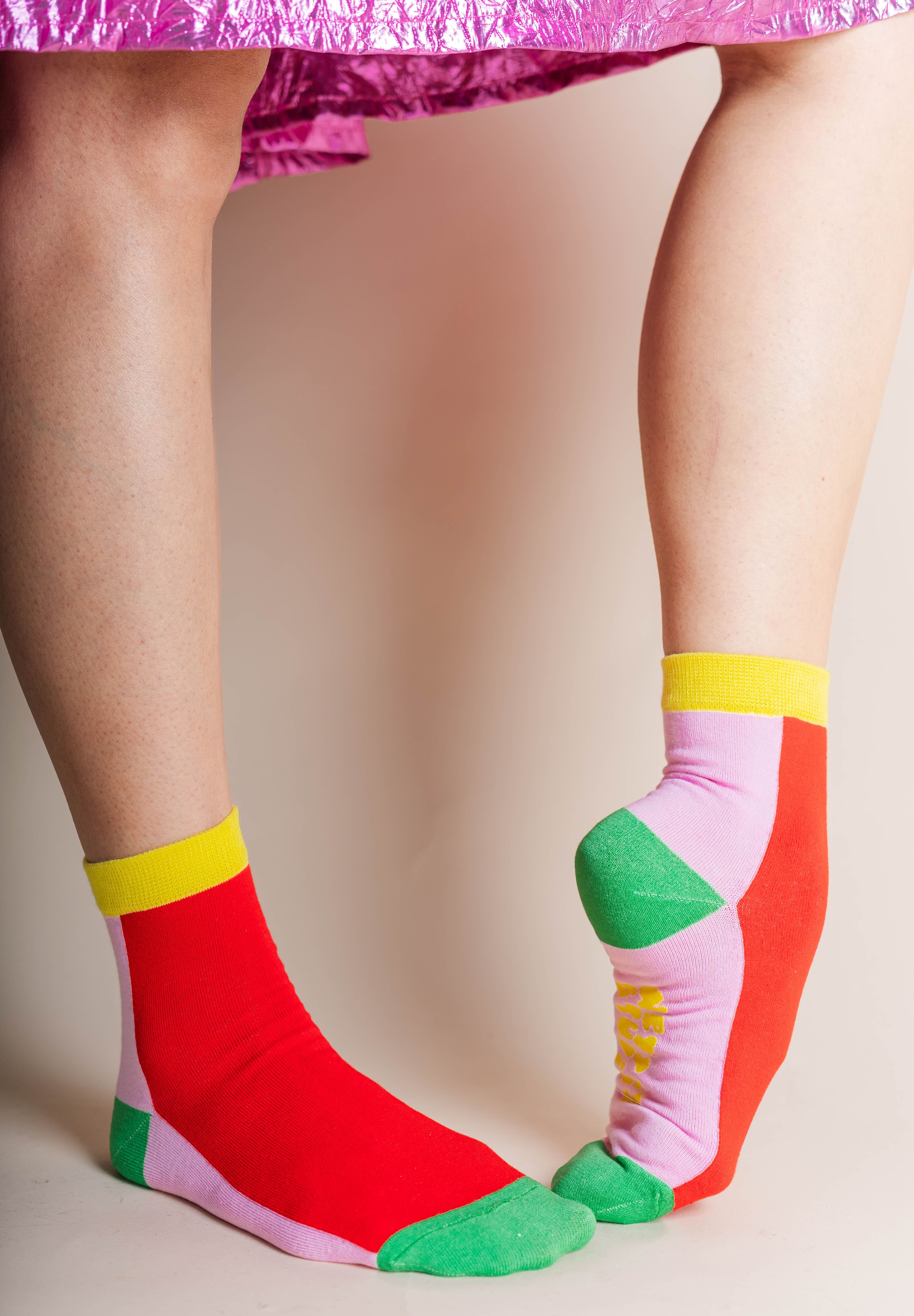 CIRCUS COLOR BLOCK SOCKS