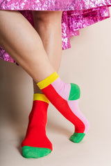 CIRCUS COLOR BLOCK SOCKS