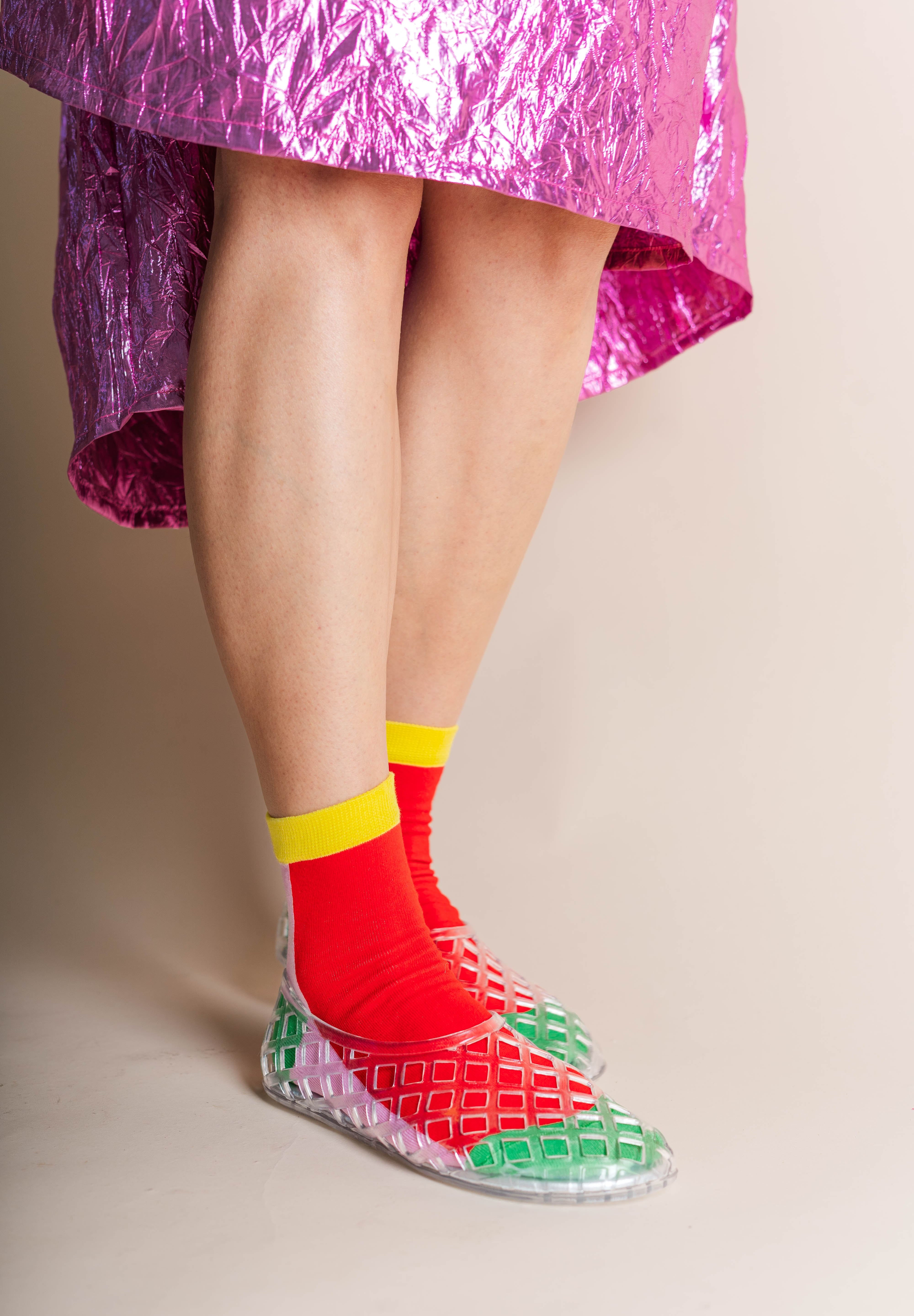 CIRCUS COLOR BLOCK SOCKS