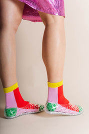 CIRCUS COLOR BLOCK SOCKS