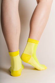 CITRON COLOR BLOCK SOCKS