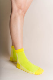 CITRON COLOR BLOCK SOCKS