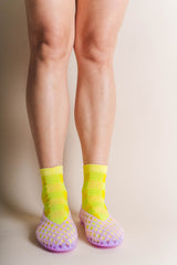 CITRON GINGHAM SOCKS