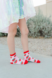 KIDS CLASSIC STRAWBERRY SOCKS