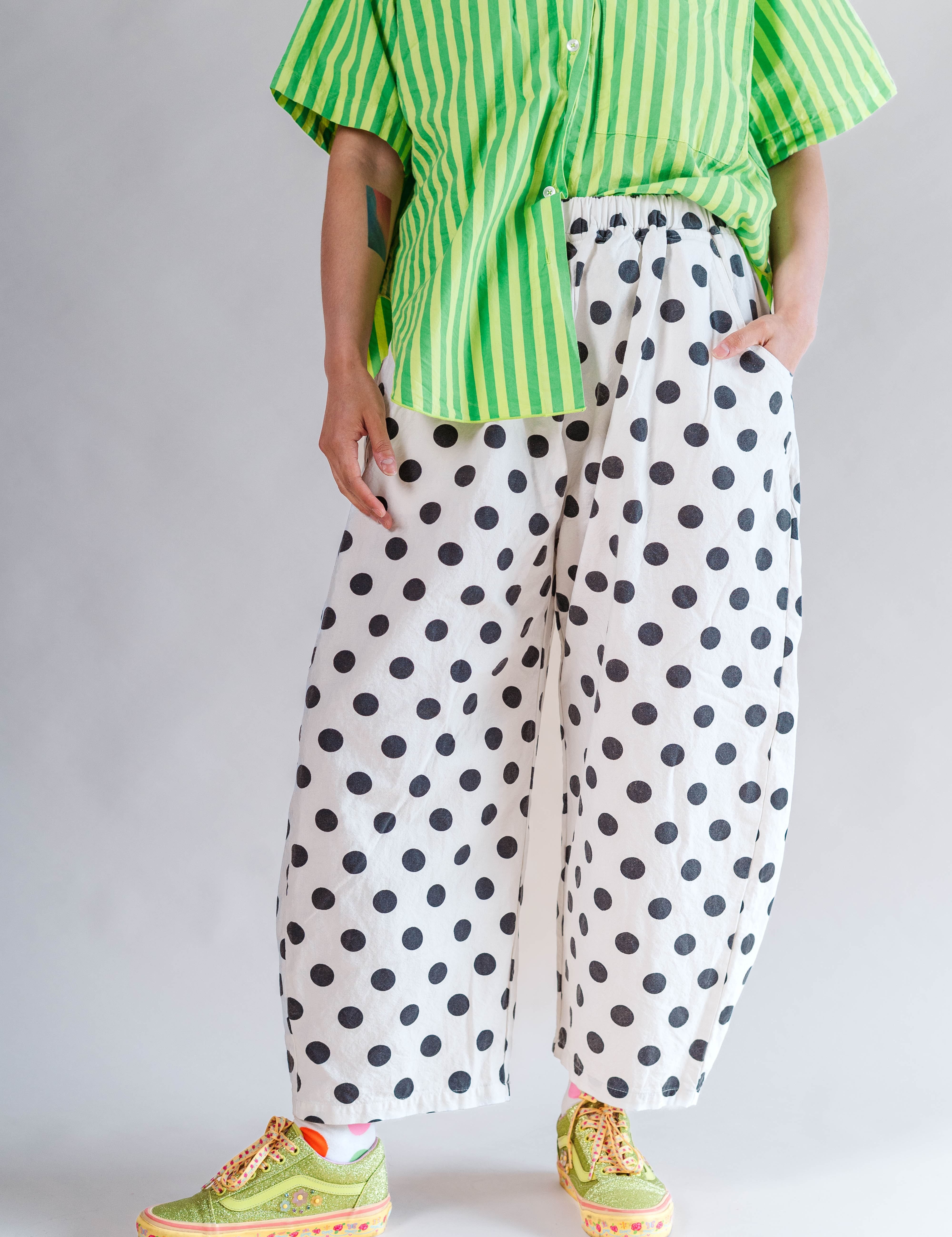 DALMATIAN DOT BALLOON PANTS