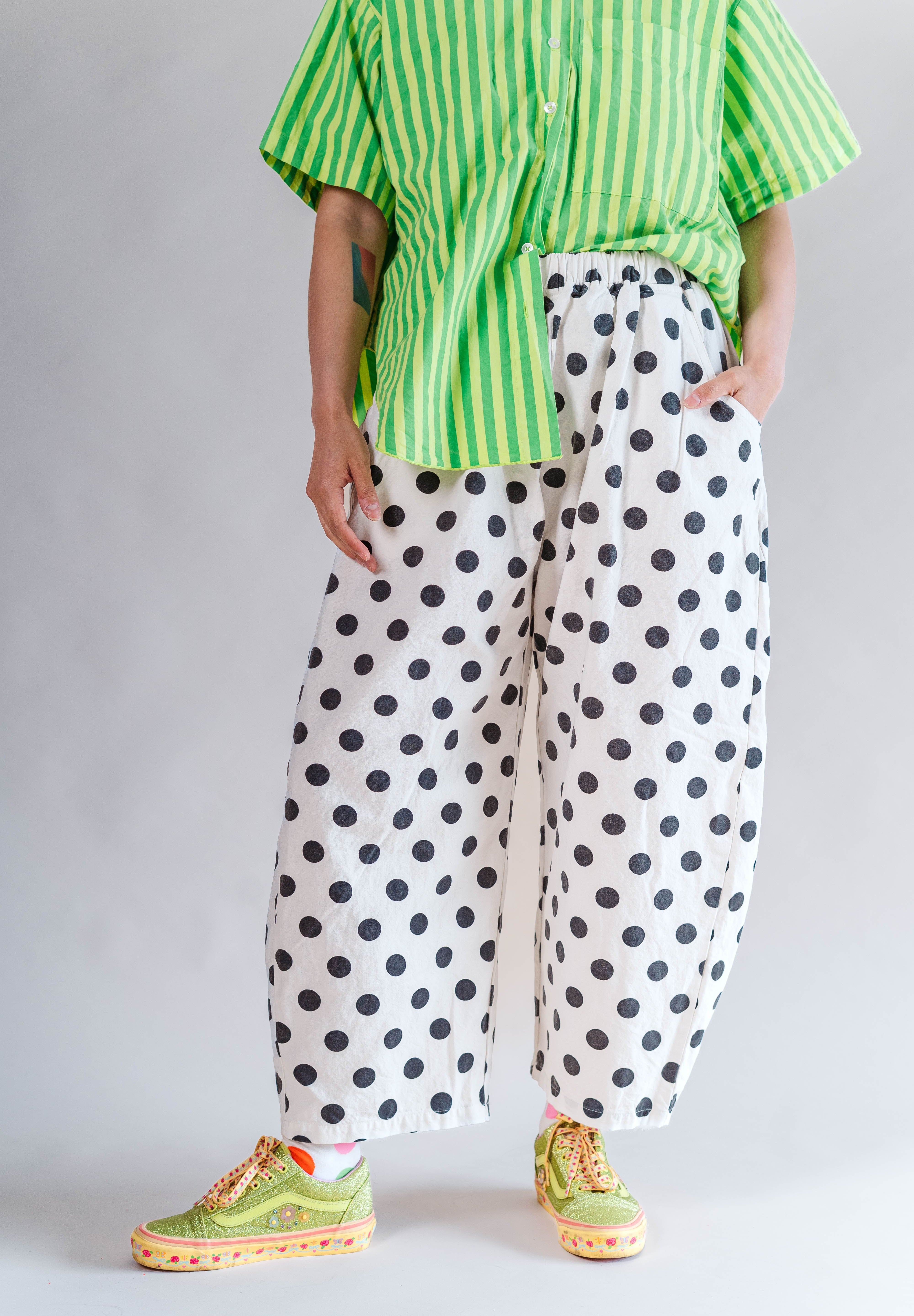 DALMATIAN DOT BALLOON PANTS