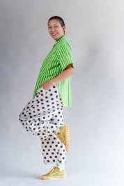 DALMATIAN DOT BALLOON PANTS
