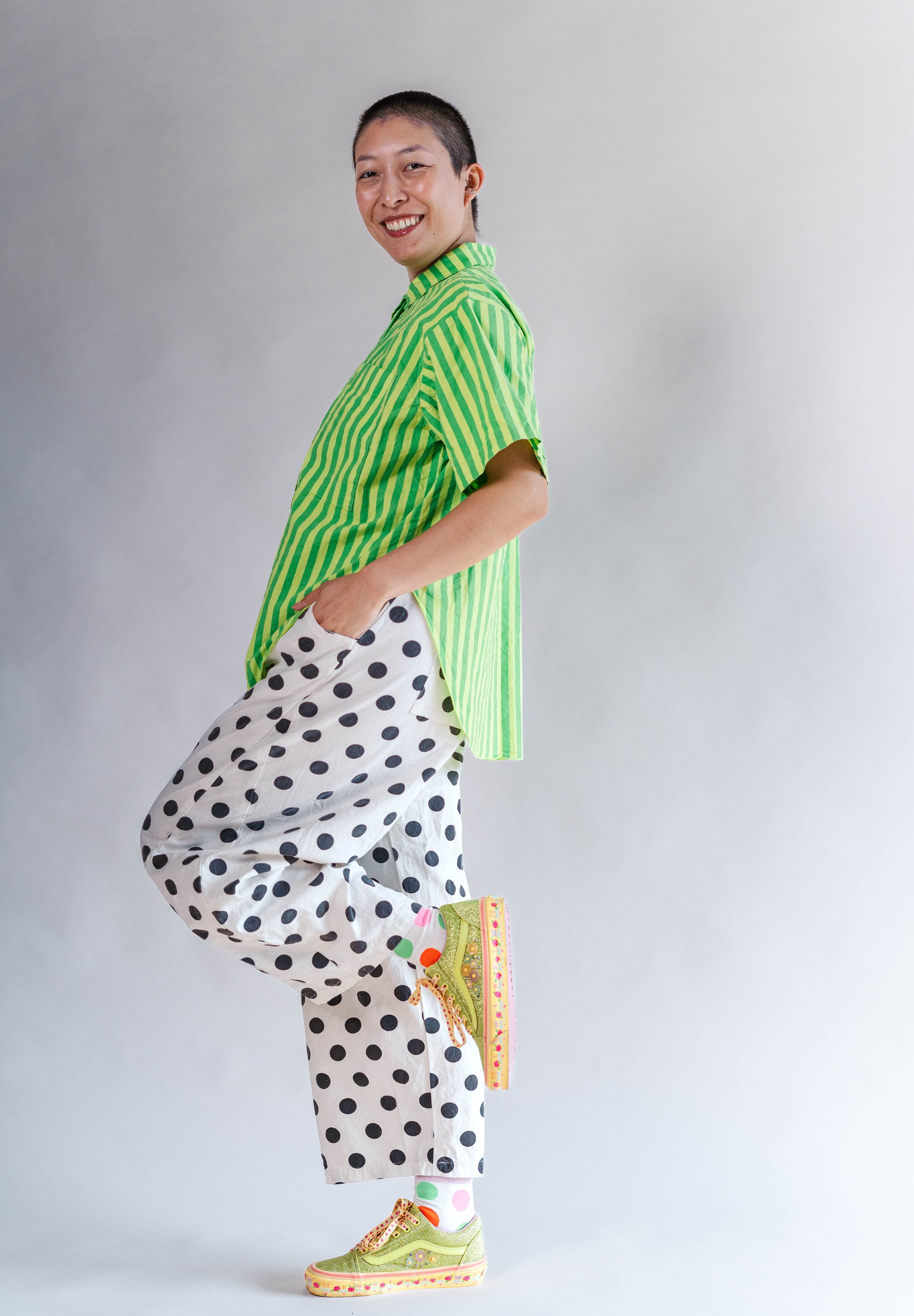 DALMATIAN DOT BALLOON PANTS