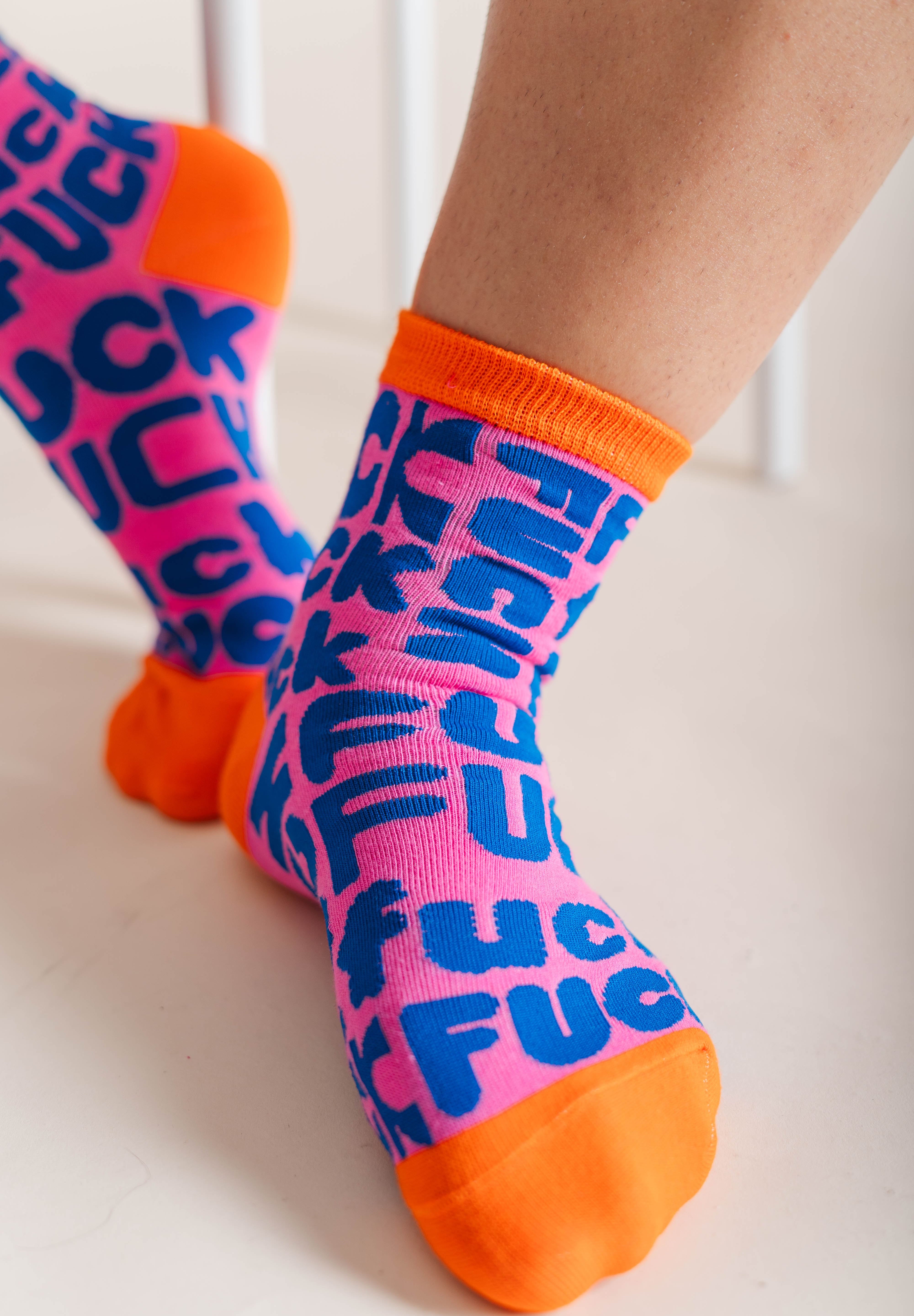 BLUE F*CK 2.0 SOCKS