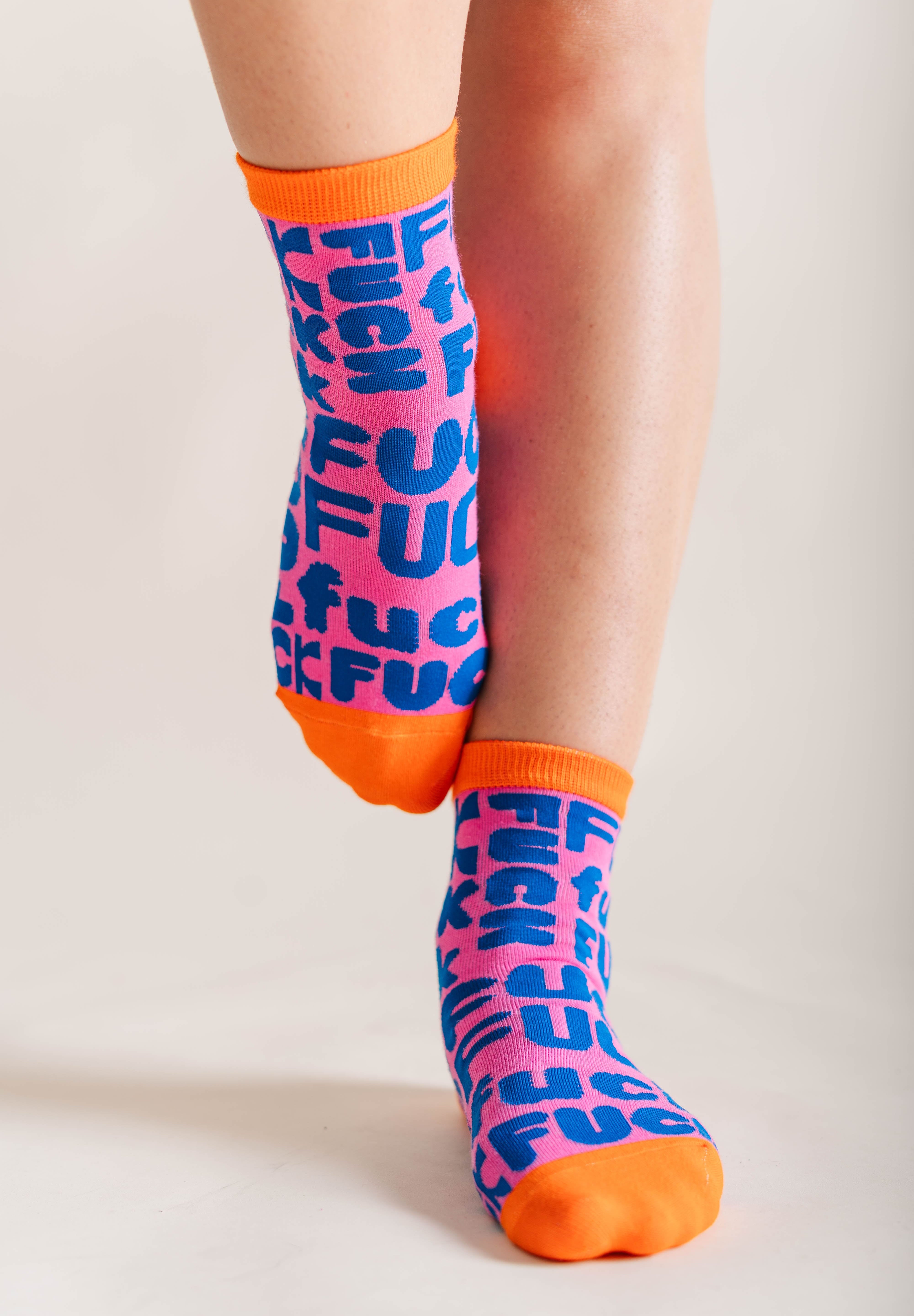 BLUE F*CK 2.0 SOCKS