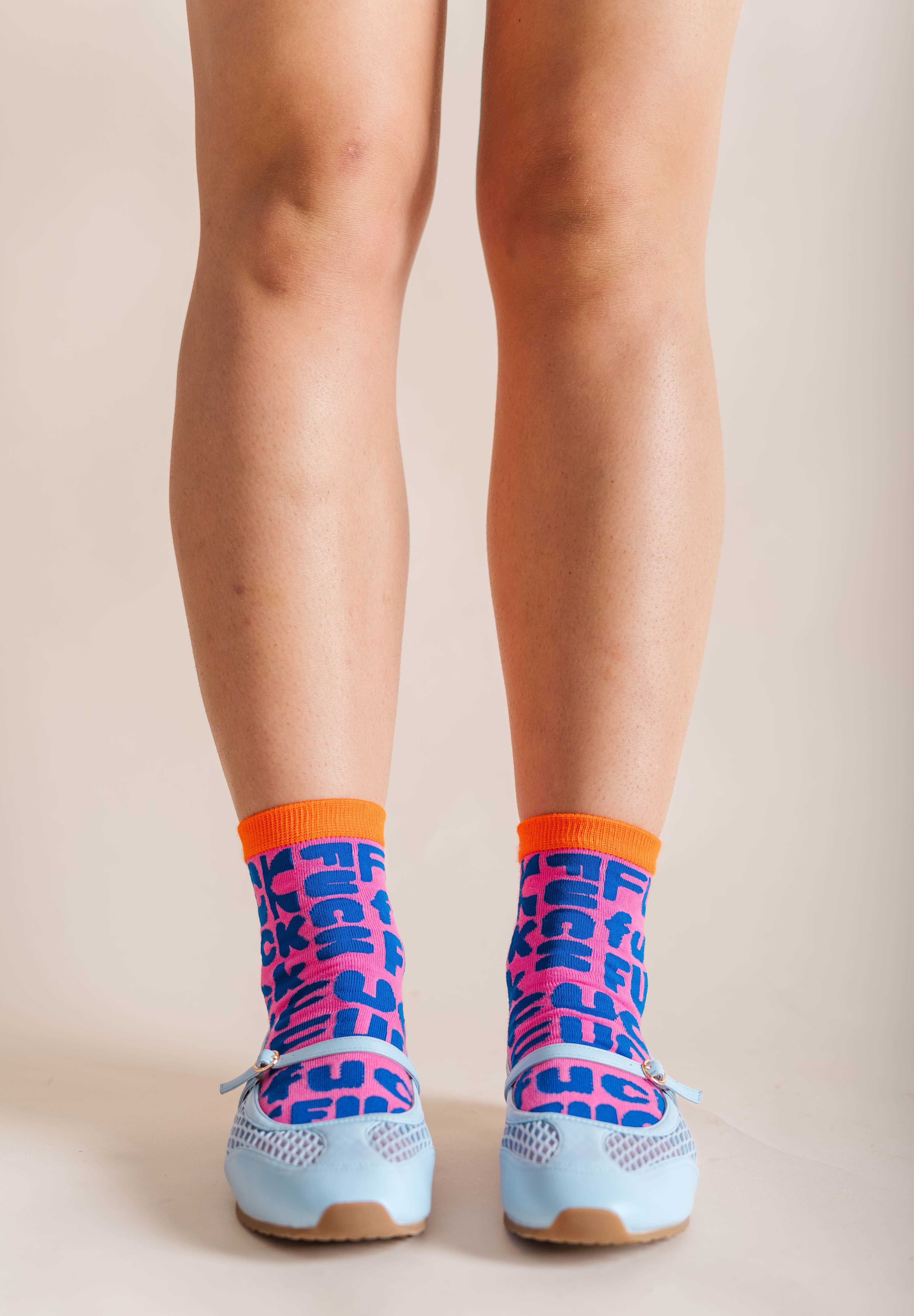BLUE F*CK 2.0 SOCKS