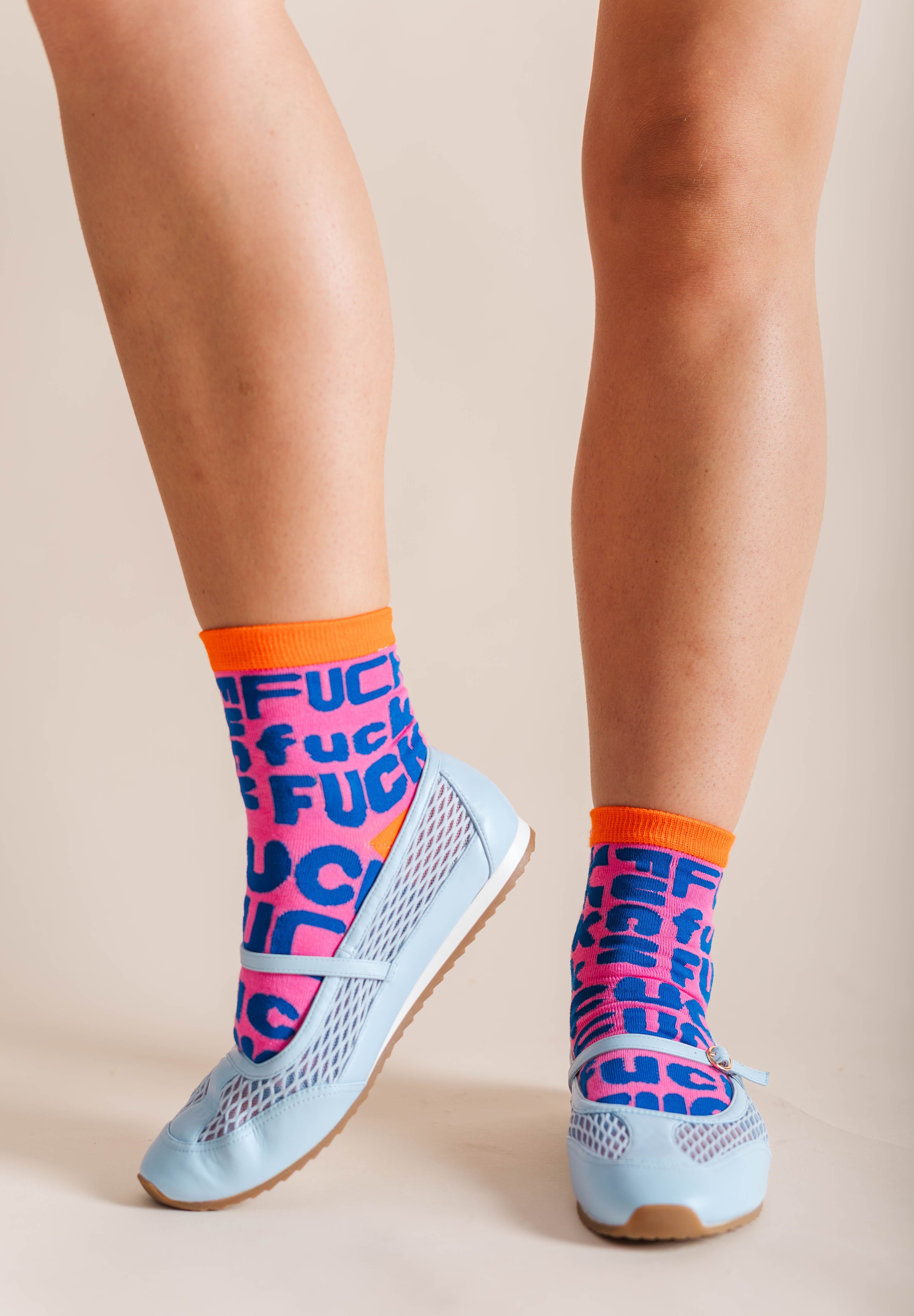 BLUE F*CK 2.0 SOCKS