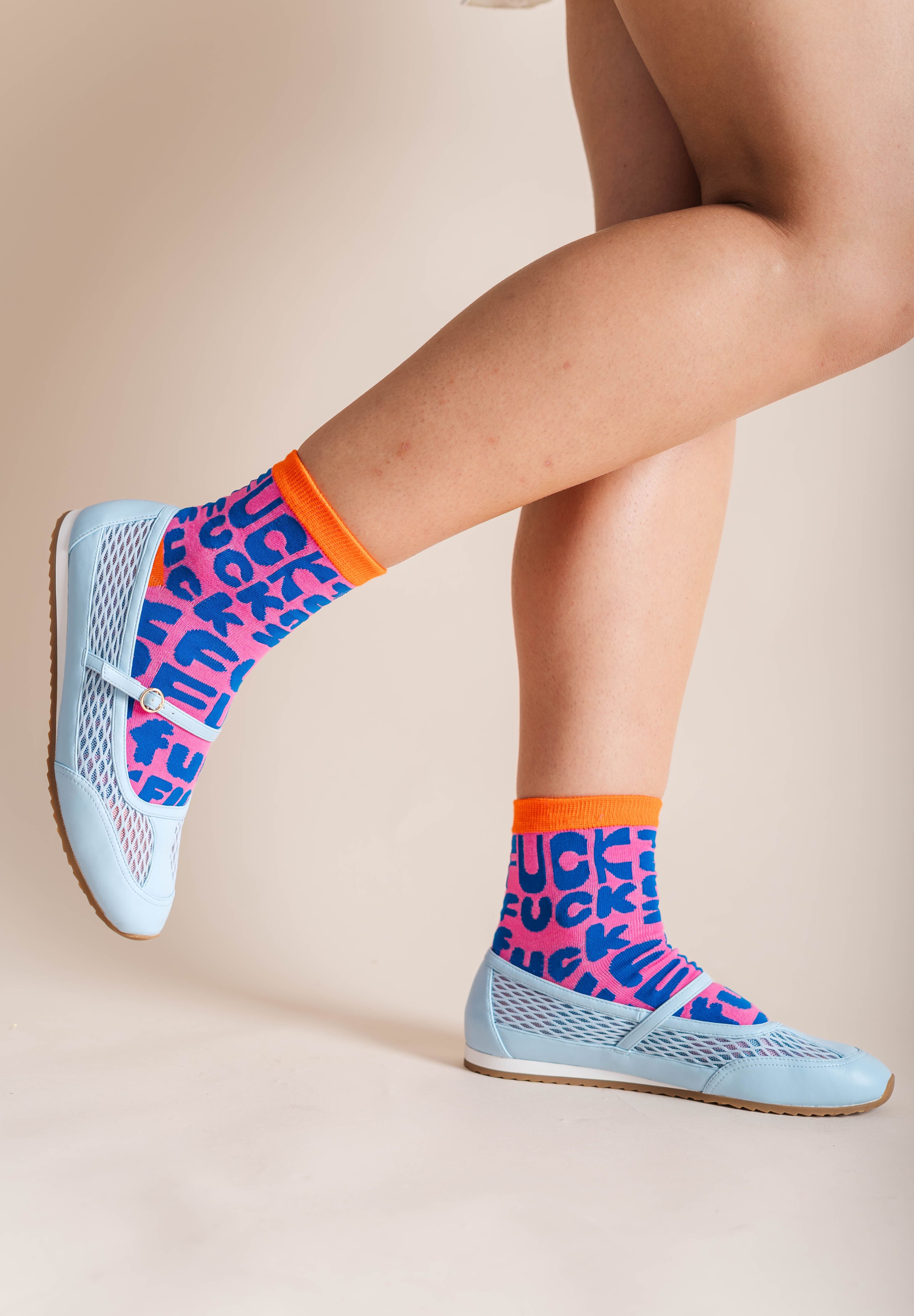 BLUE F*CK 2.0 SOCKS