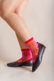 GINGERBREAD PEOPLE SOCKS