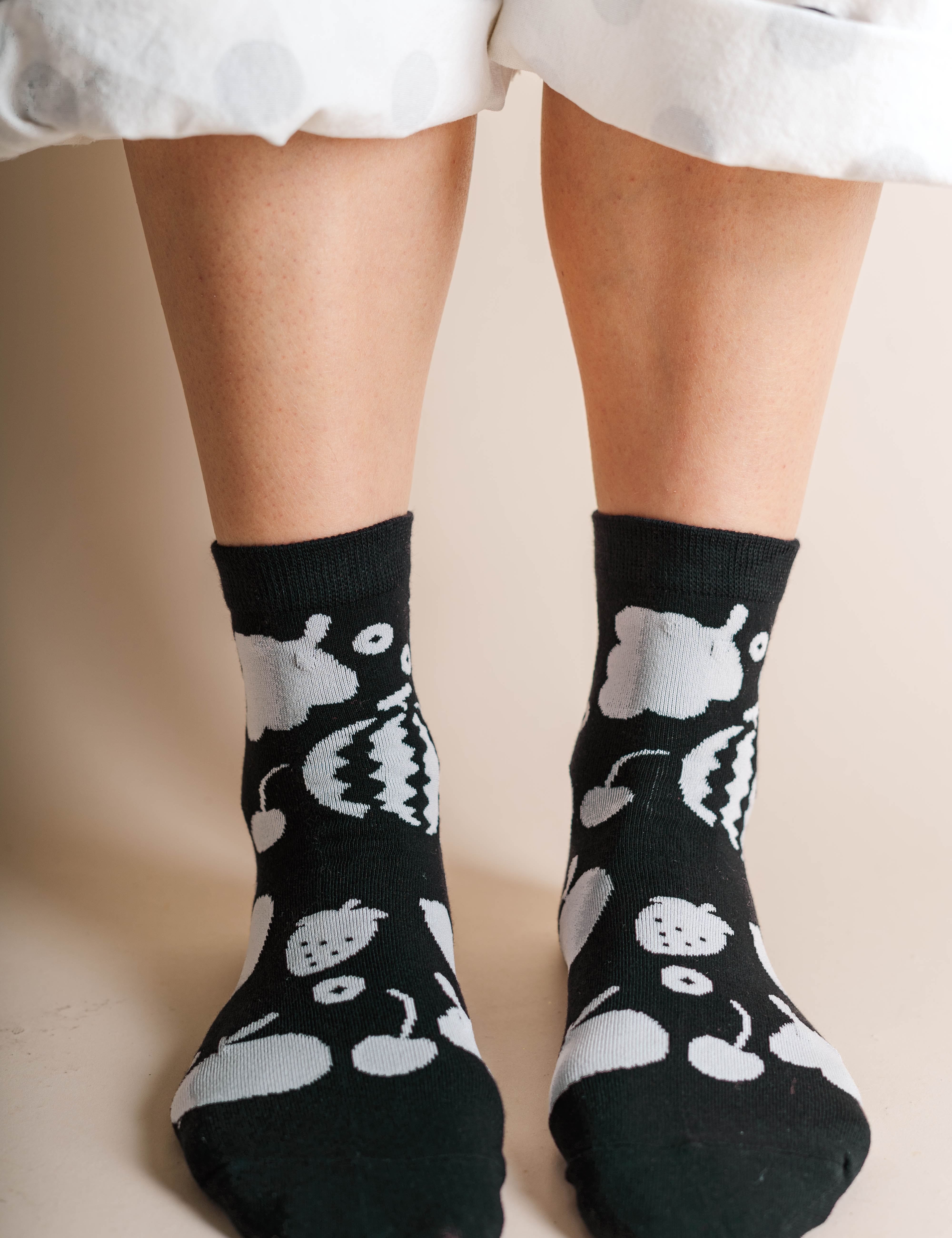 GOTH FRUIT SOCKS