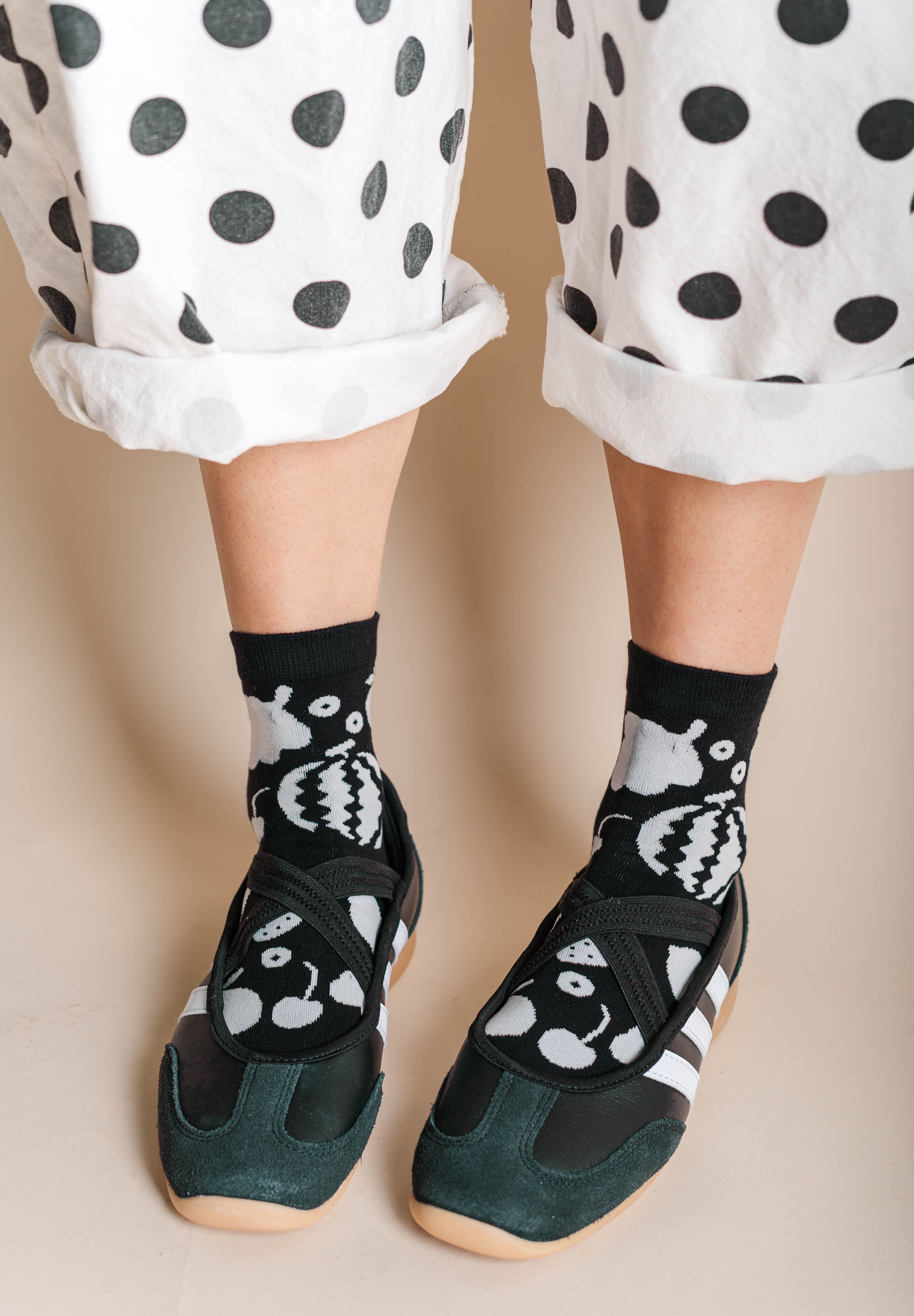 GOTH FRUIT SOCKS