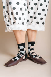 GOTH GINGHAM SOCKS