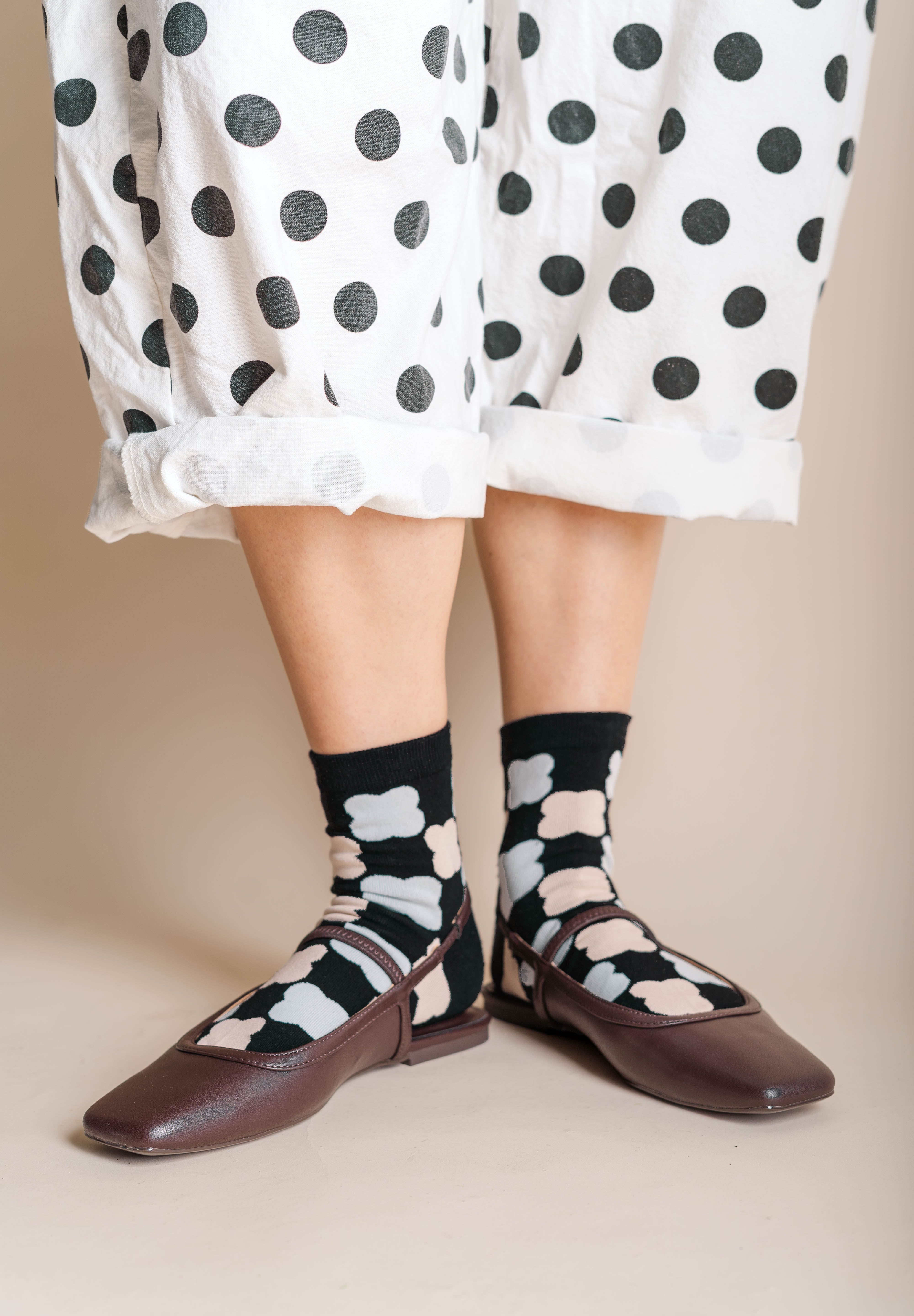 GOTH GINGHAM SOCKS