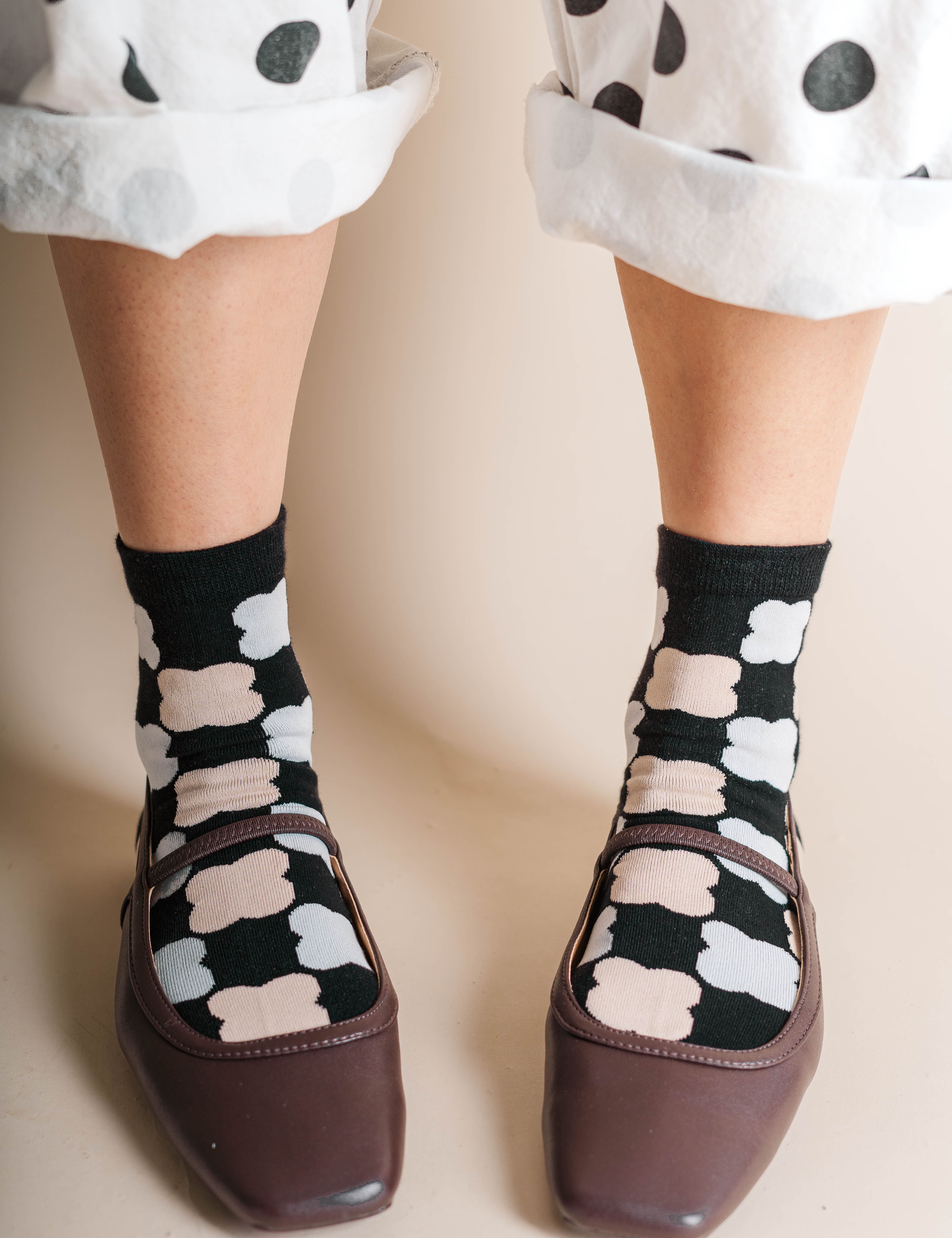 GOTH GINGHAM SOCKS