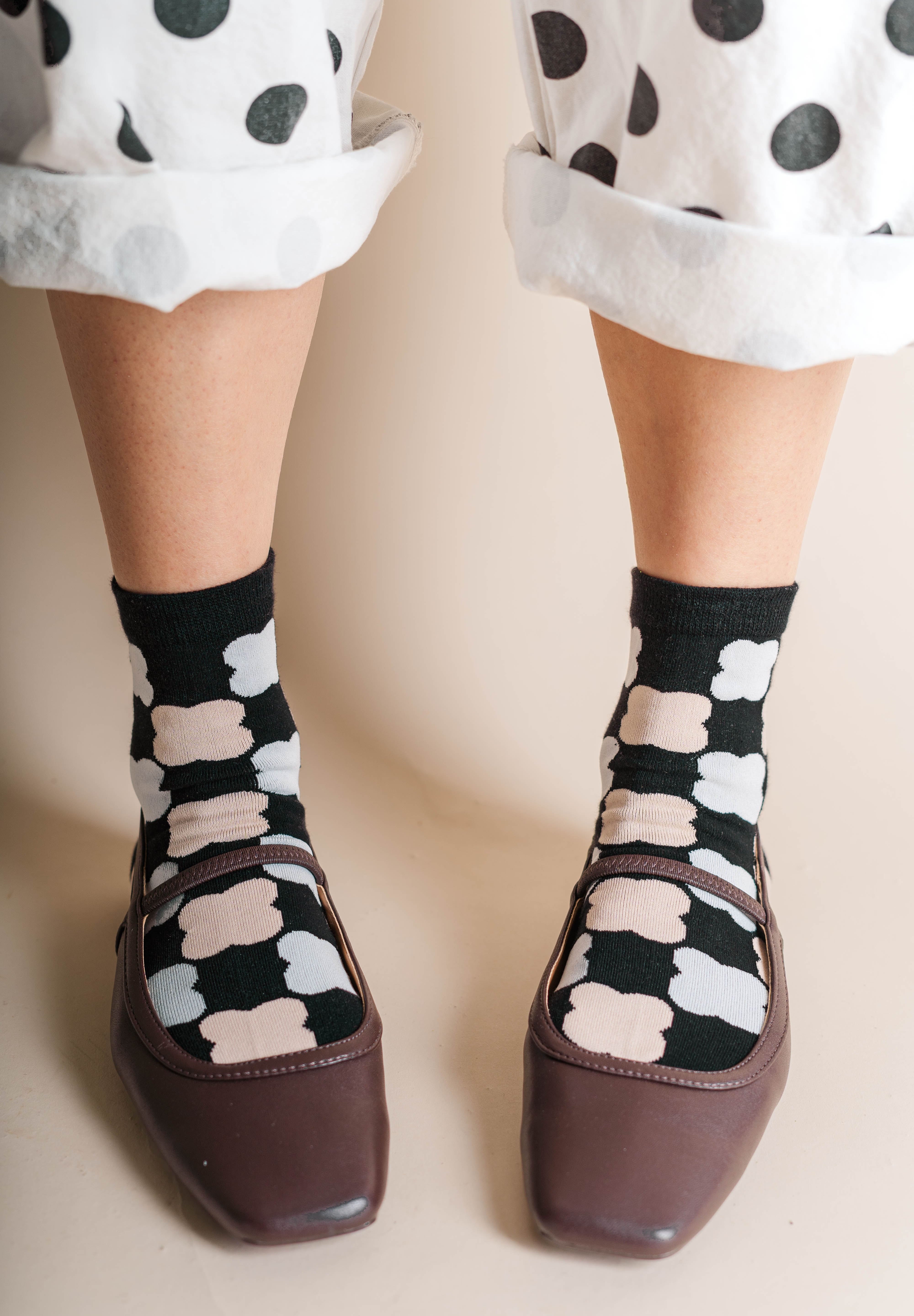 GOTH GINGHAM SOCKS