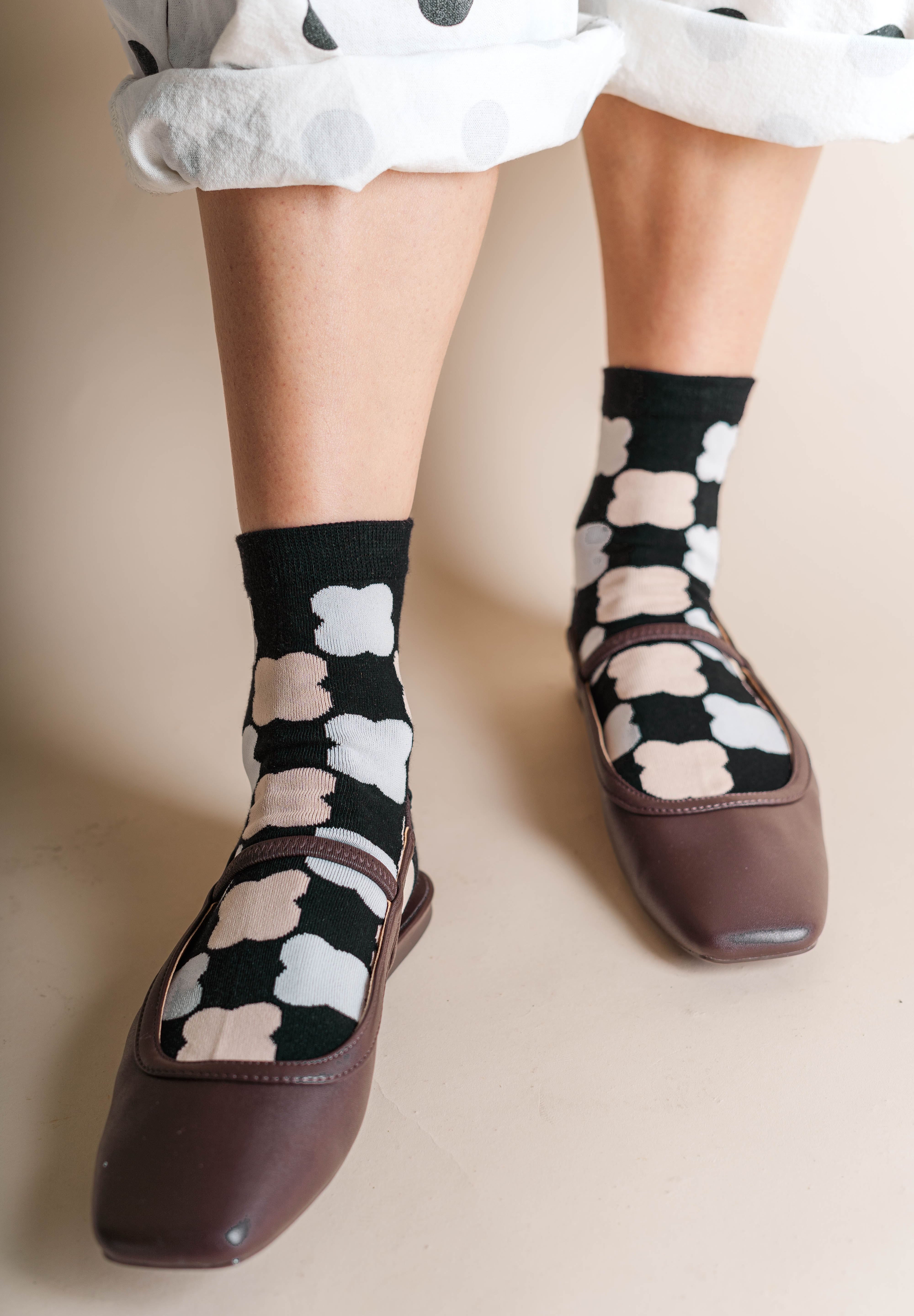 GOTH GINGHAM SOCKS