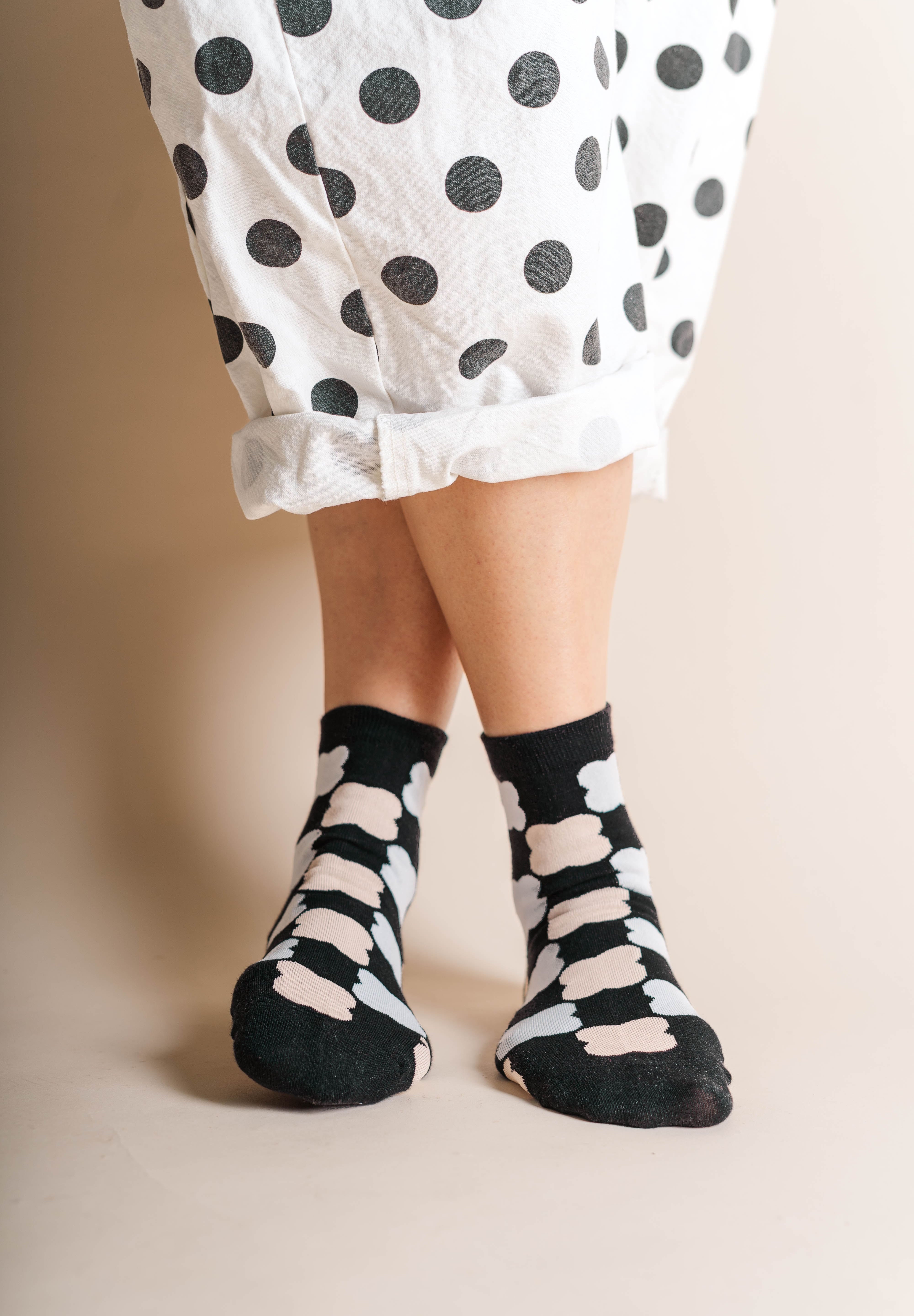 GOTH GINGHAM SOCKS